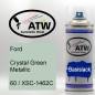 Preview: Ford, Crystal Green Metallic, 60 / XSC-1462C: 400ml Sprühdose, von ATW Autoteile West.